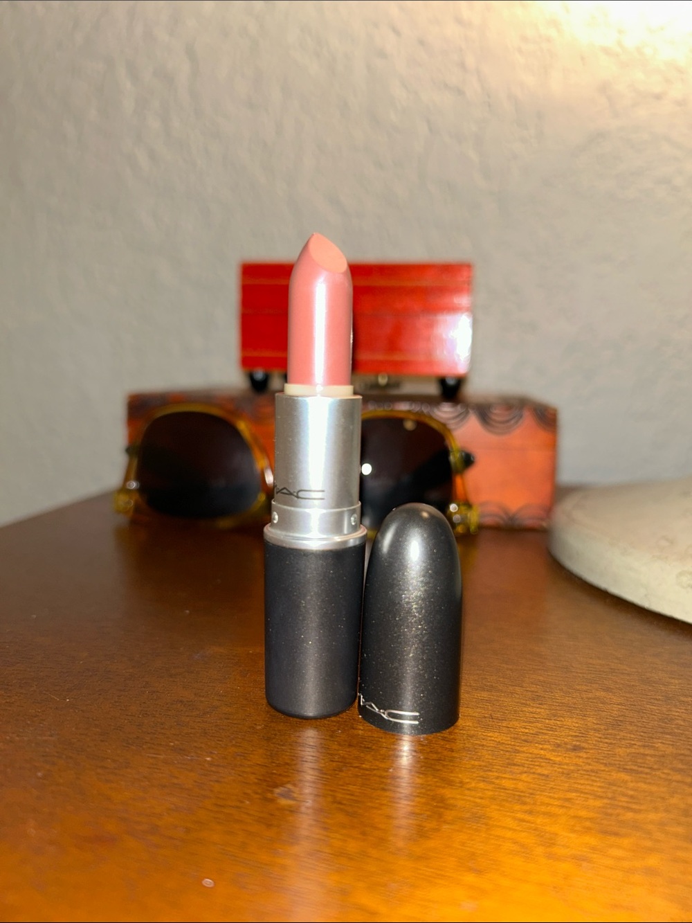 OOP! MAC Cosmetics HOT CHOCOLATE Satin Lipstick OOP BNWOB